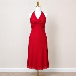 Rockmans red dress